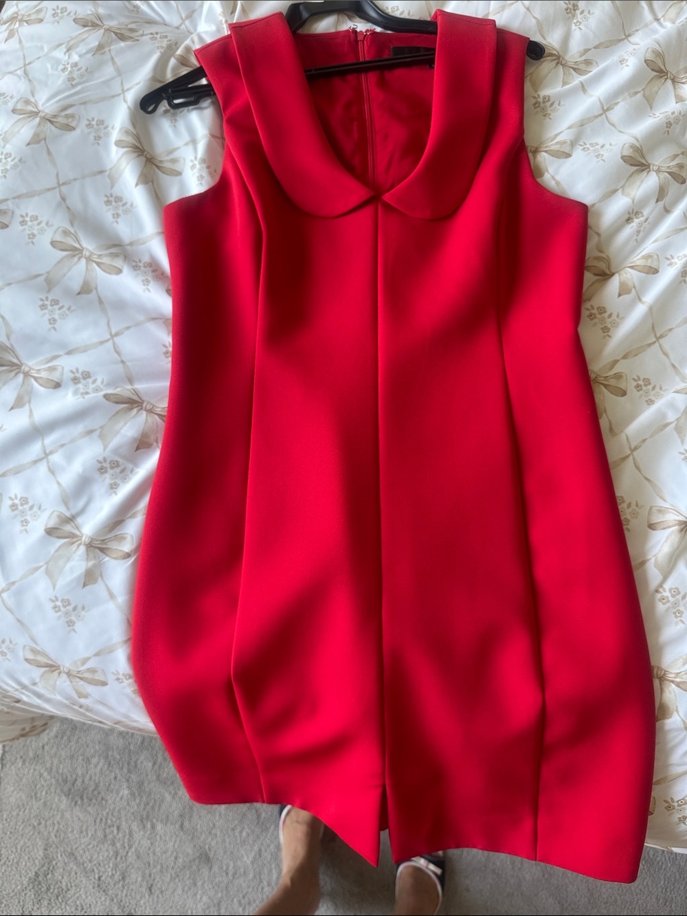 Endless Rose Red Sleeveless Mini Dress with Peter Pan Collar